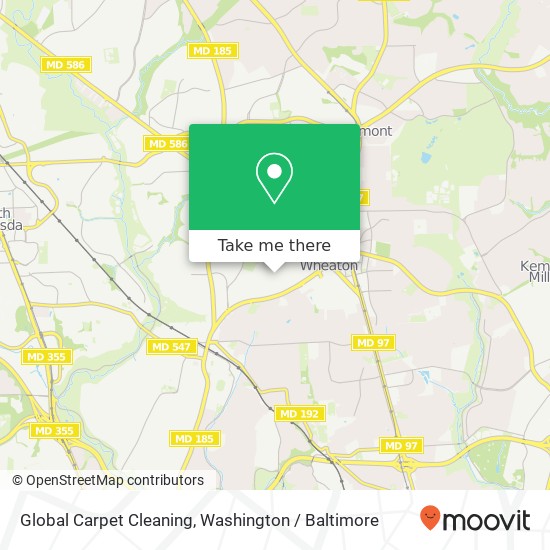 Mapa de Global Carpet Cleaning, 11114 West Ave