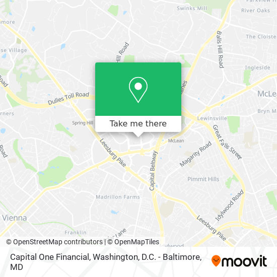 Capital One Financial map
