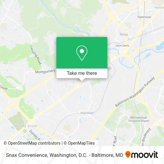 Mapa de Snax Convenience