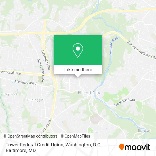 Tower Federal Credit Union map