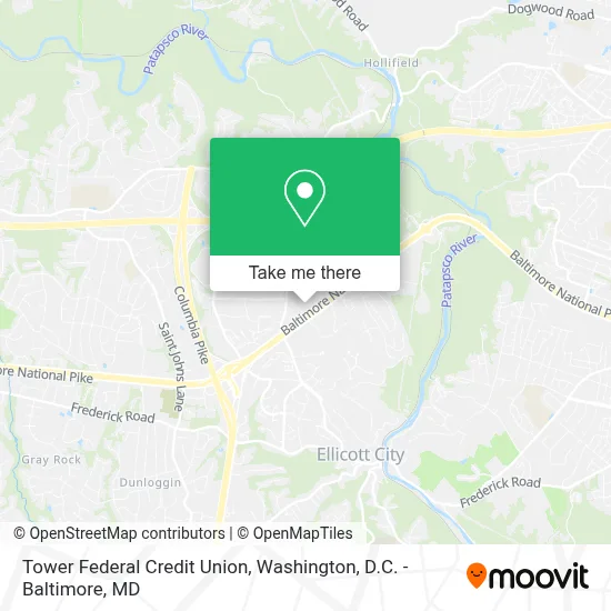 Tower Federal Credit Union map