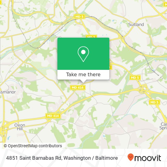 4851 Saint Barnabas Rd, Temple Hills, MD 20748 map