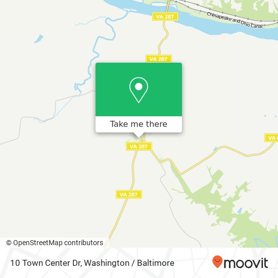 Mapa de 10 Town Center Dr, Lovettsville, VA 20180