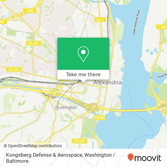 Mapa de Kongsberg Defense & Aerospace