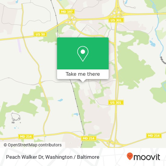 Peach Walker Dr, Bowie, MD 20716 map