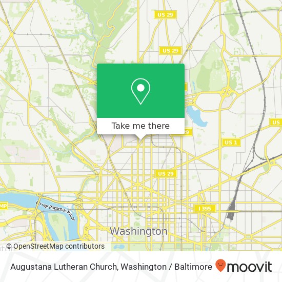 Augustana Lutheran Church, 2100 New Hampshire Ave NW map