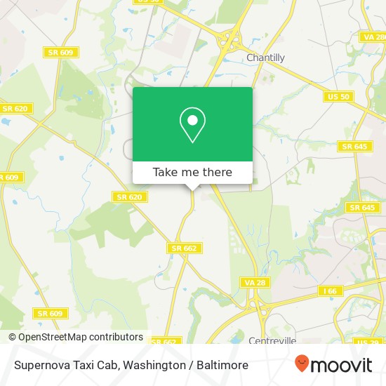 Supernova Taxi Cab map