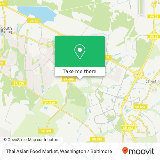 Thai Asian Food Market, 4432 Cub Run Rd map