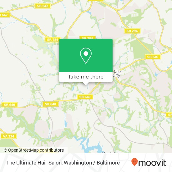 Mapa de The Ultimate Hair Salon, 4828 Regiment Ct