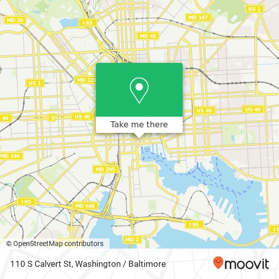 110 S Calvert St, Baltimore, MD 21202 map