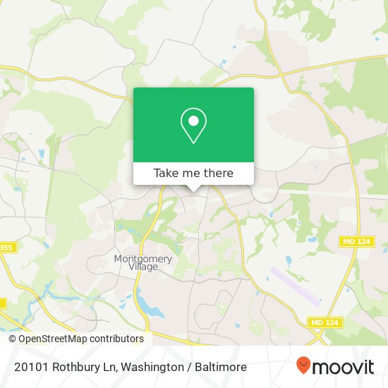 20101 Rothbury Ln, Montgomery Village, MD 20886 map