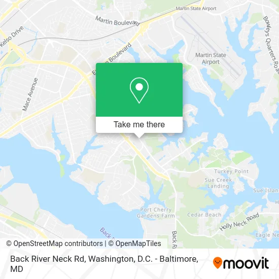 Back River Neck Rd map