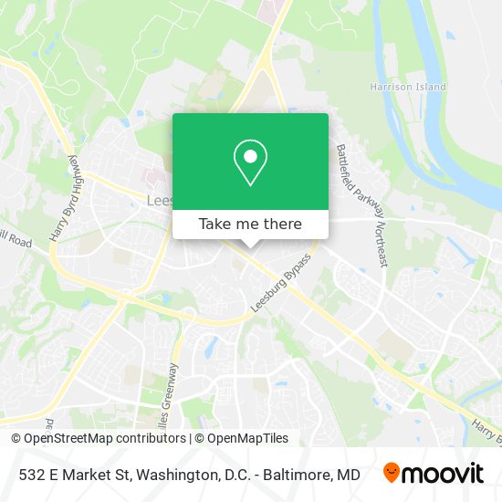 Mapa de 532 E Market St