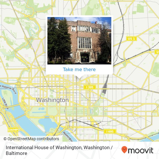International House of Washington map
