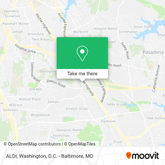 ALDI map
