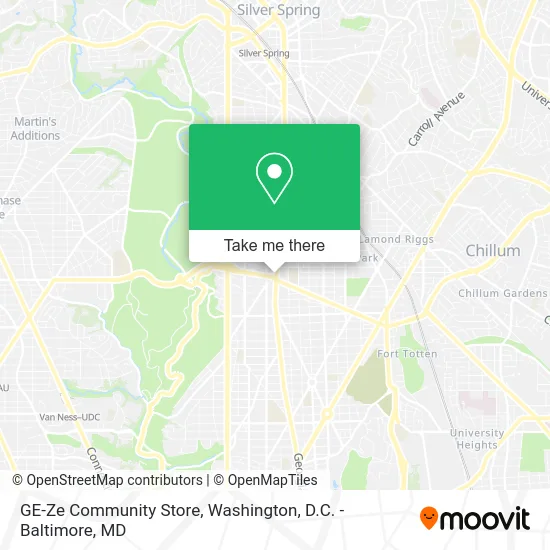 GE-Ze Community Store map