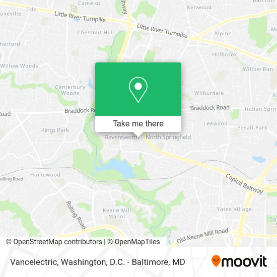 Vancelectric map