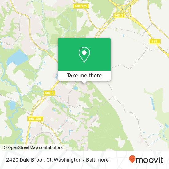 2420 Dale Brook Ct, Gambrills, MD 21054 map
