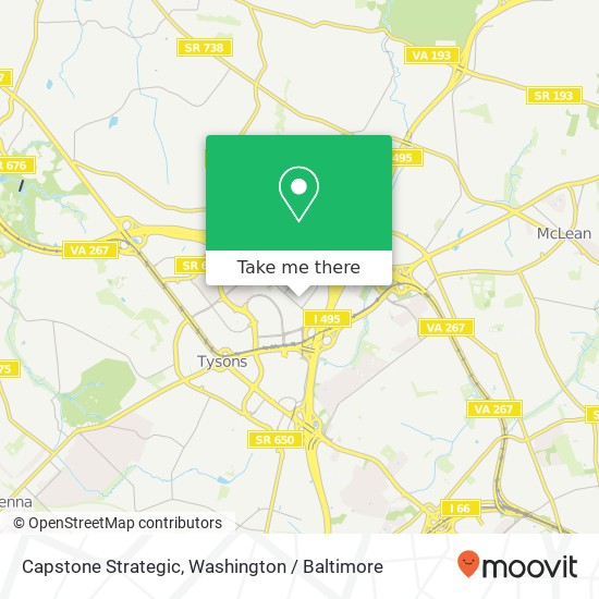 Mapa de Capstone Strategic, 7901 Jones Branch Dr