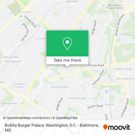 Bobby Burger Palace map