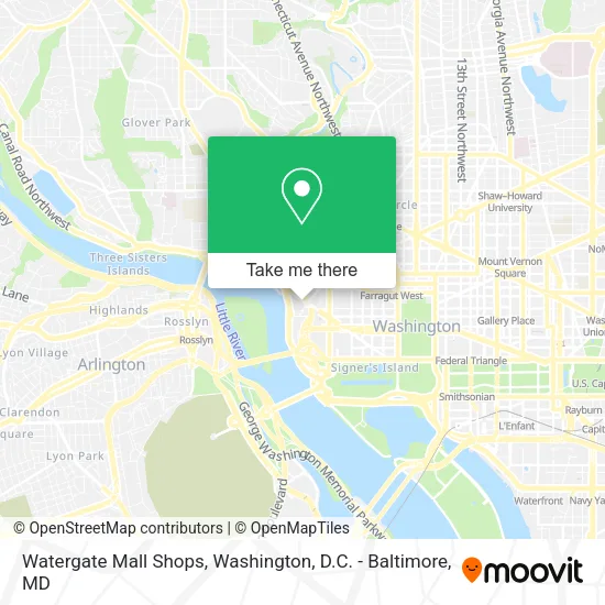 Mapa de Watergate Mall Shops