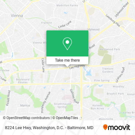 8224 Lee Hwy map