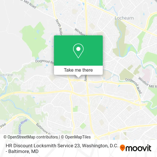 HR Discount Locksmith Service 23 map