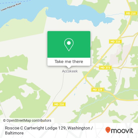 Mapa de Roscoe C Cartwright Lodge 129, 16222 Livingston Rd