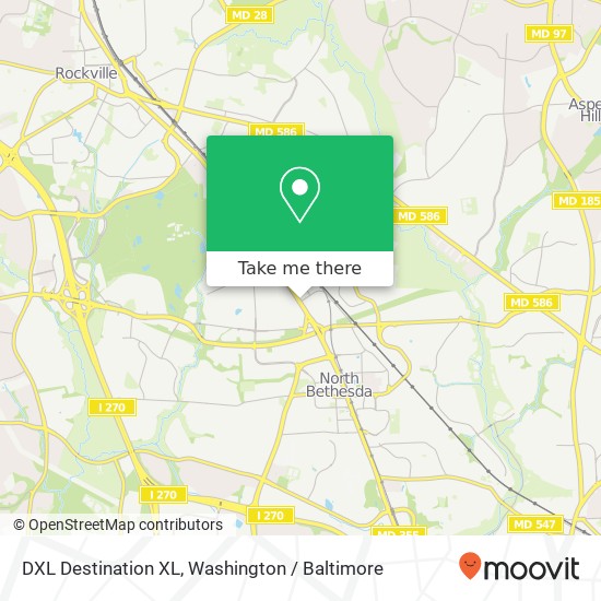 DXL Destination XL, 12137 Rockville Pike map