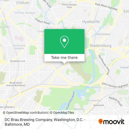 Mapa de DC Brau Brewing Company