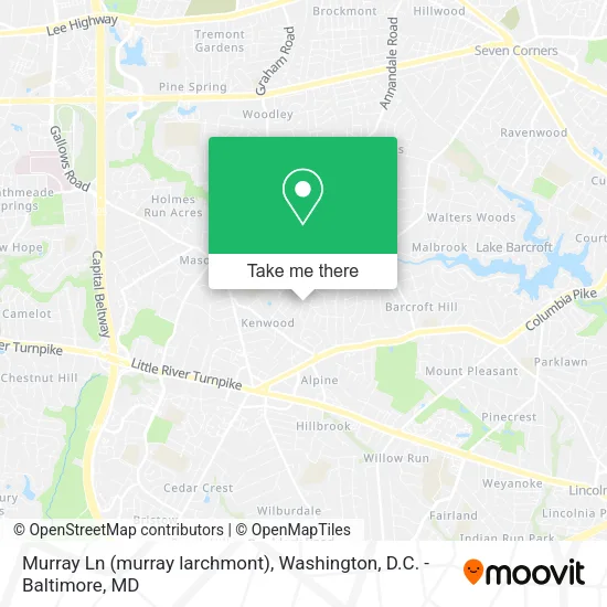 Mapa de Murray Ln (murray larchmont)