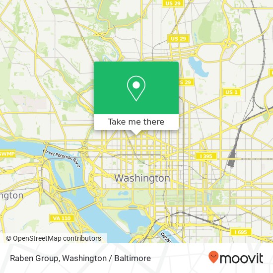 Raben Group, 1640 Rhode Island Ave NW map