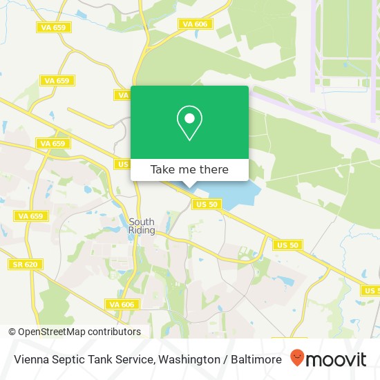 Mapa de Vienna Septic Tank Service, 43266 John Mosby Hwy