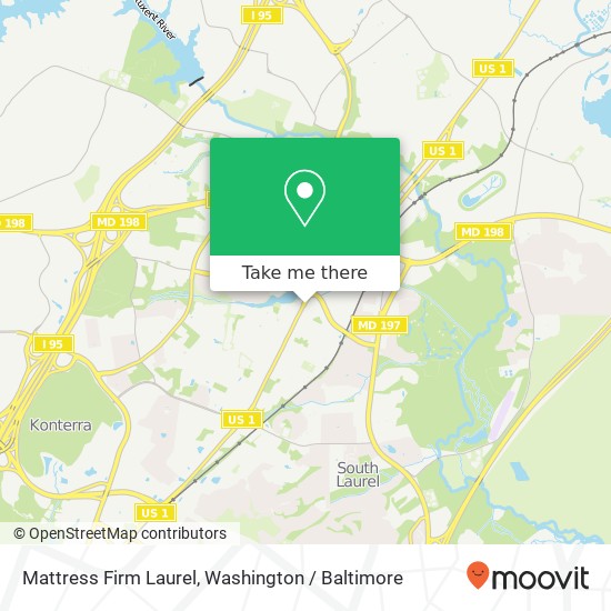 Mattress Firm Laurel, 14635 Baltimore Ave map