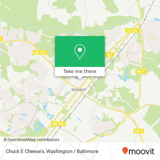 Chuck E Cheese's, 2928 Festival Way map