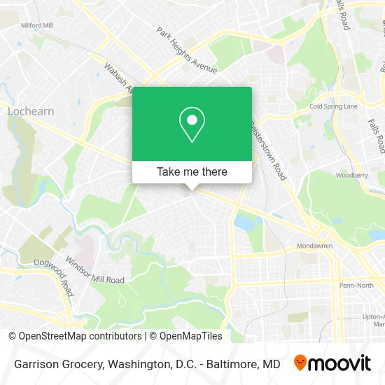 Garrison Grocery map