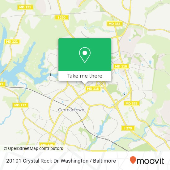 20101 Crystal Rock Dr, Germantown, MD 20874 map