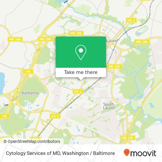 Cytology Services of MD, 13900 Laurel Lakes Ave map