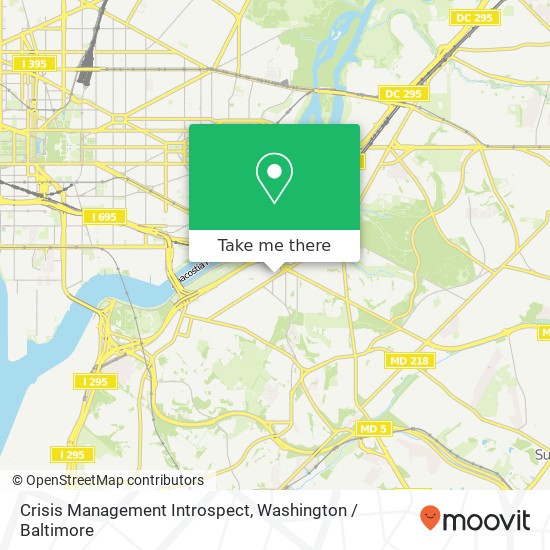 Crisis Management Introspect, 2314 Minnesota Ave SE map