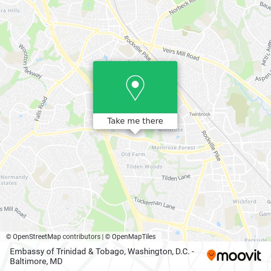 Mapa de Embassy of Trinidad & Tobago