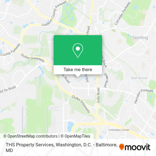 THS Property Services map