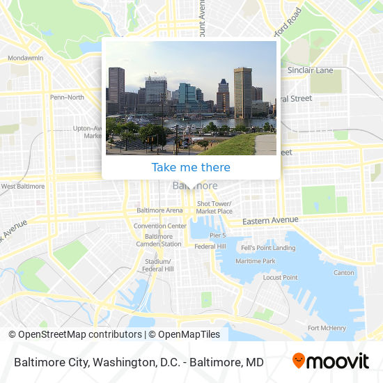 Mapa de Baltimore City