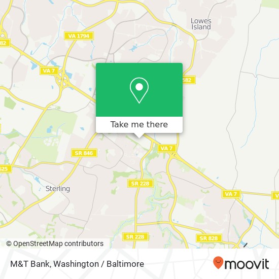 Mapa de M&T Bank, 47100 Community Plz