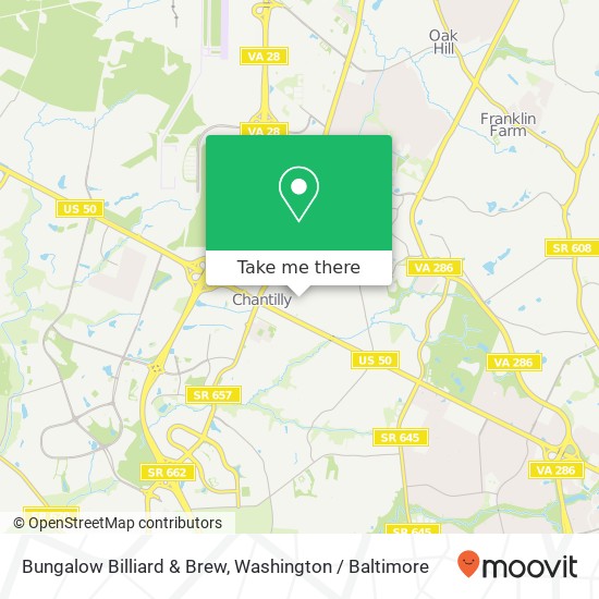 Bungalow Billiard & Brew, 13891 Metrotech Dr map