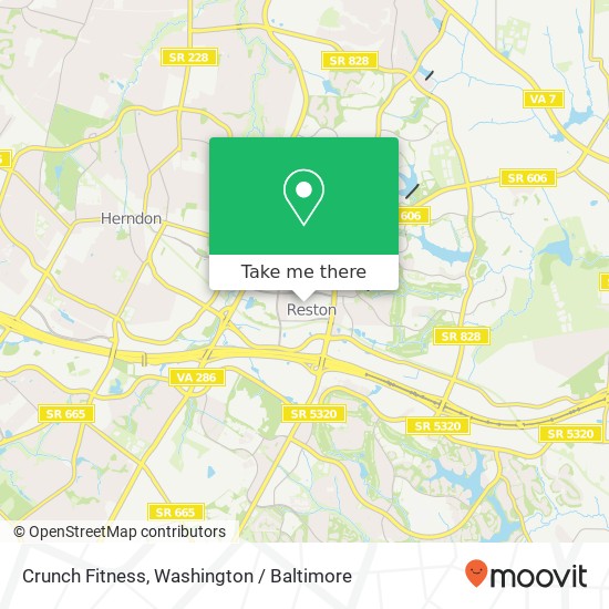 Mapa de Crunch Fitness, 11951 Freedom Dr