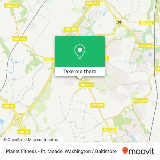 Planet Fitness - Ft. Meade, 2659 Annapolis Rd map