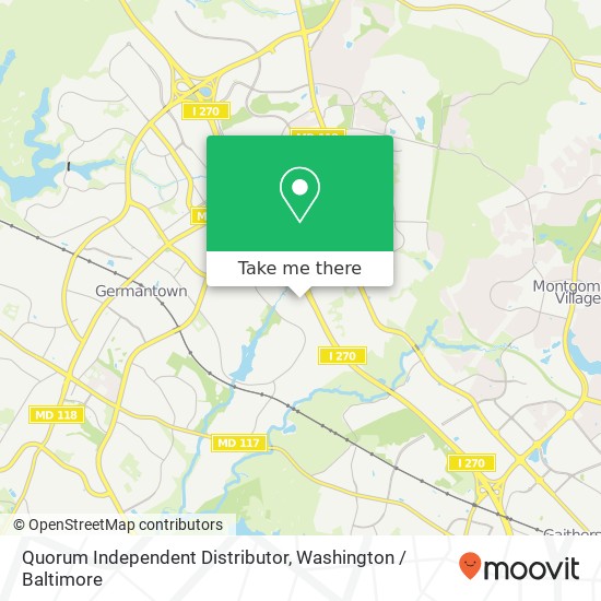 Mapa de Quorum Independent Distributor, 11905 Rushworth Ter