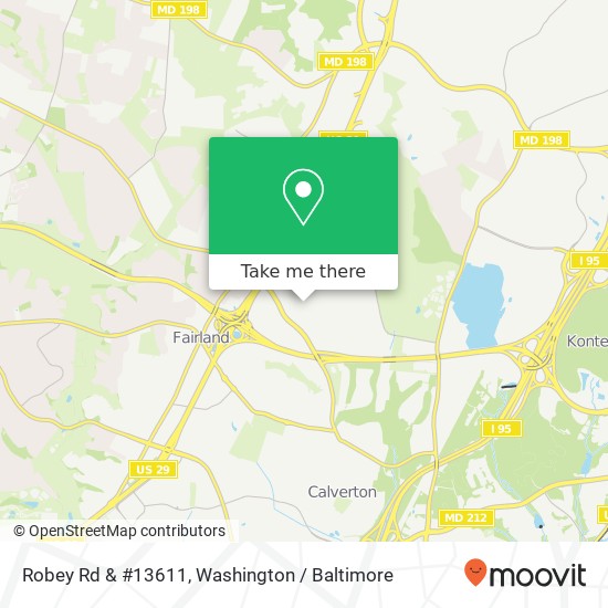 Robey Rd & #13611 map