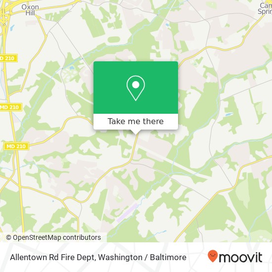 Mapa de Allentown Rd Fire Dept