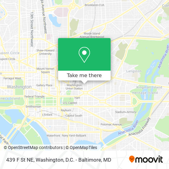 439 F St NE map